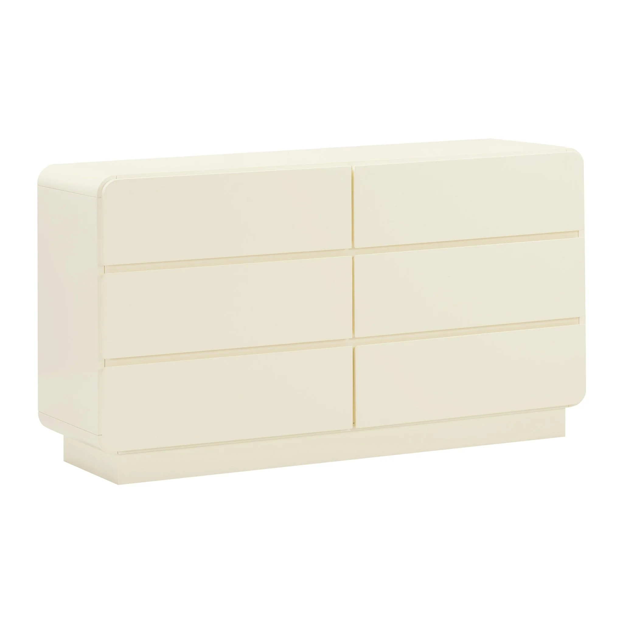 Sagura Cream 6-Drawer Dresser