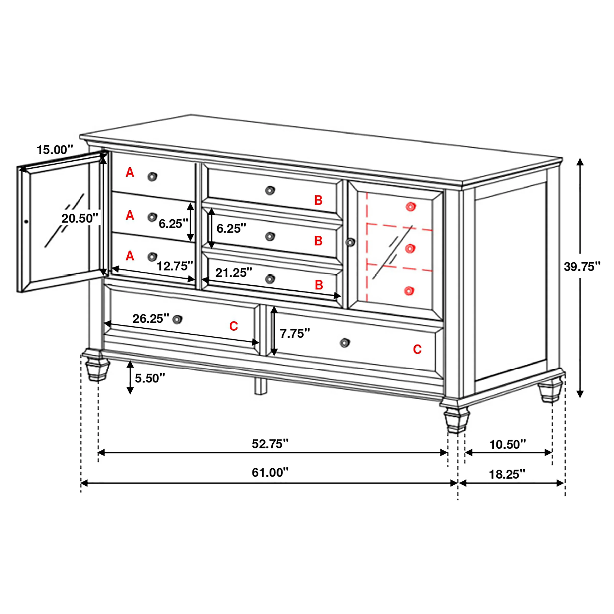 Sandy Beach Bedroom Set - Image 123
