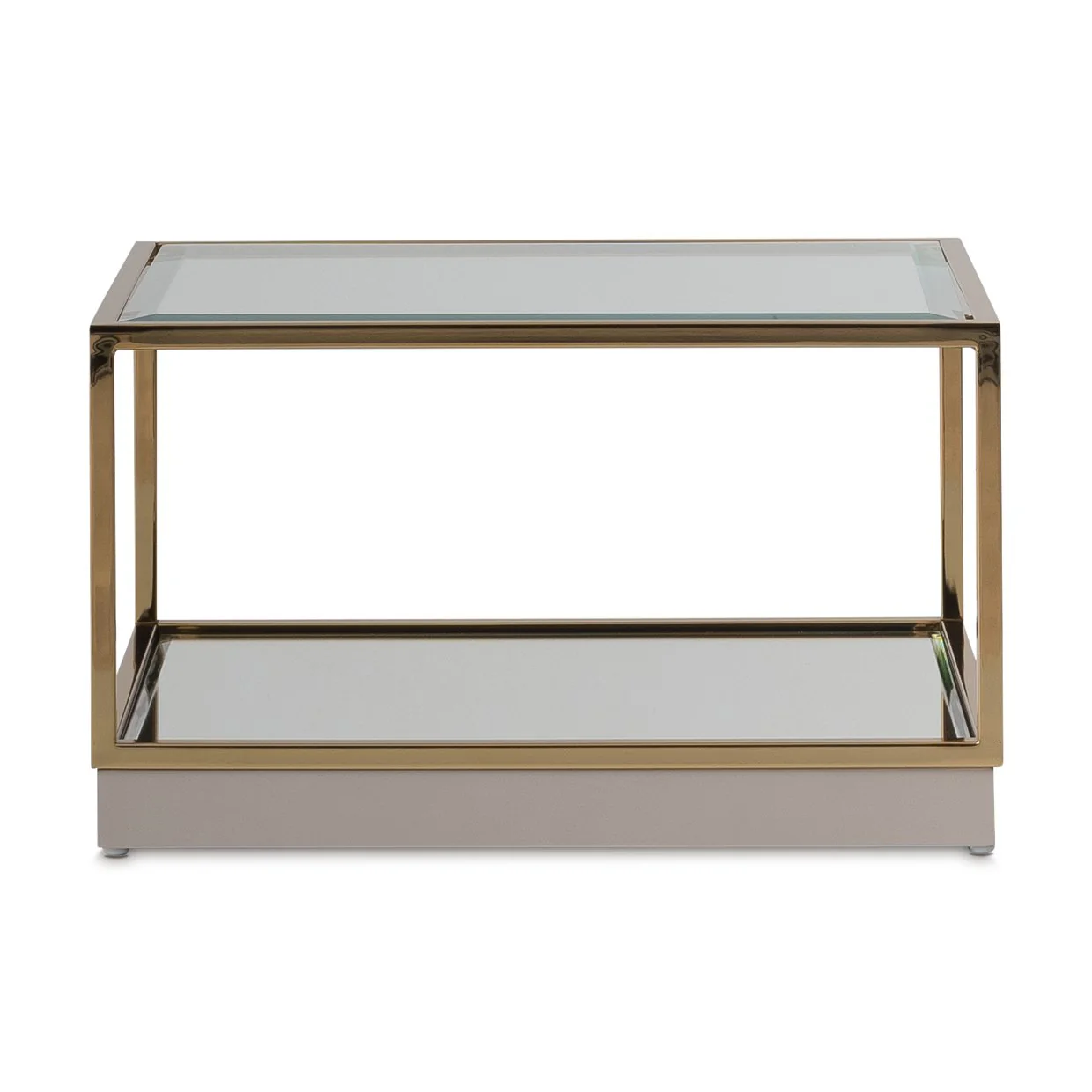 Savannah Breeze Short Cocktail Table, Set of 2 - Bright Gold