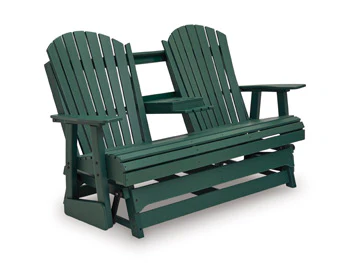 Shell Beach Outdoor Loveseat Glider