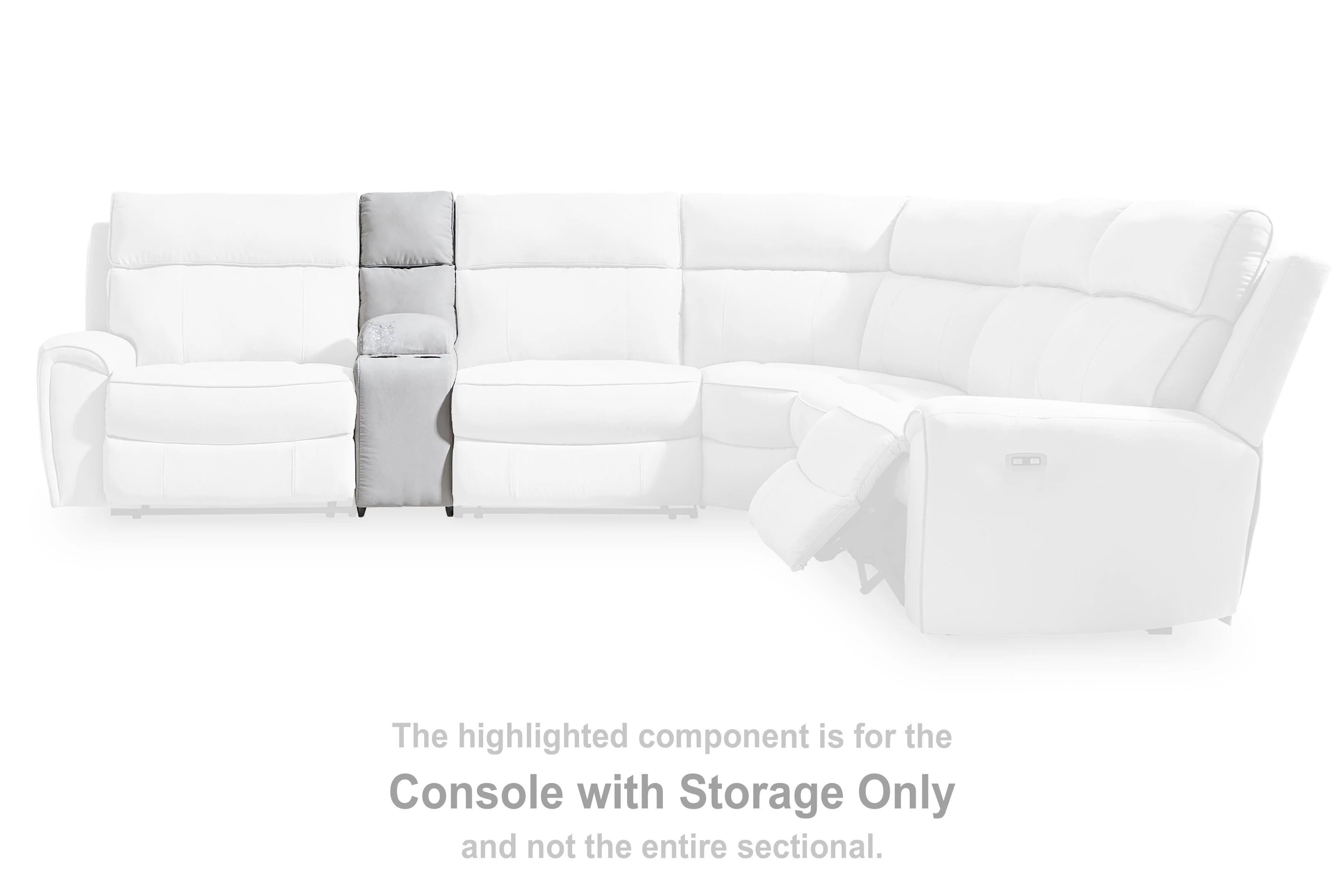 Social Pointe Reclining Sectional with Storage Consoles - Image 24