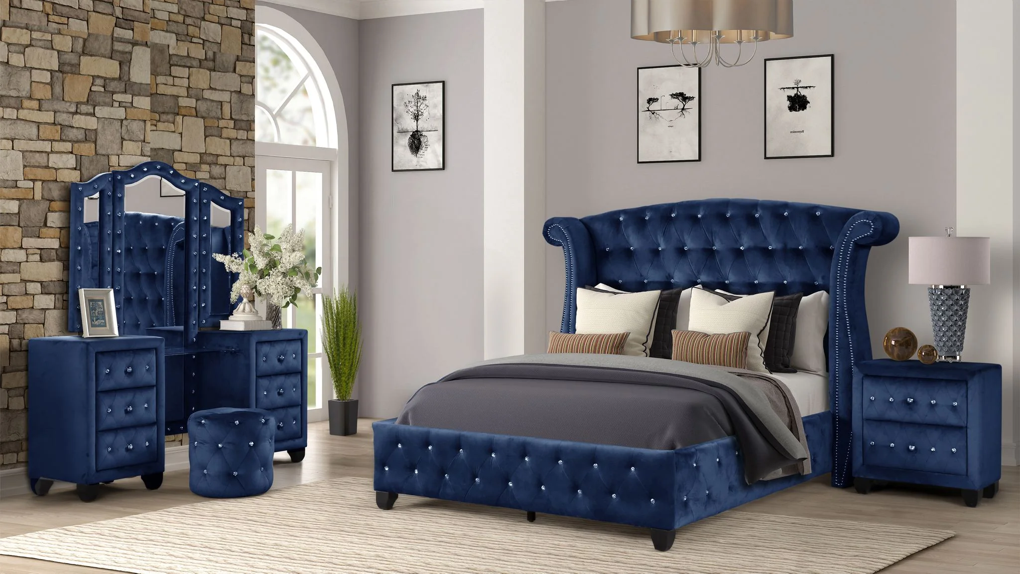Sophia Full Vanity 4 Blue
