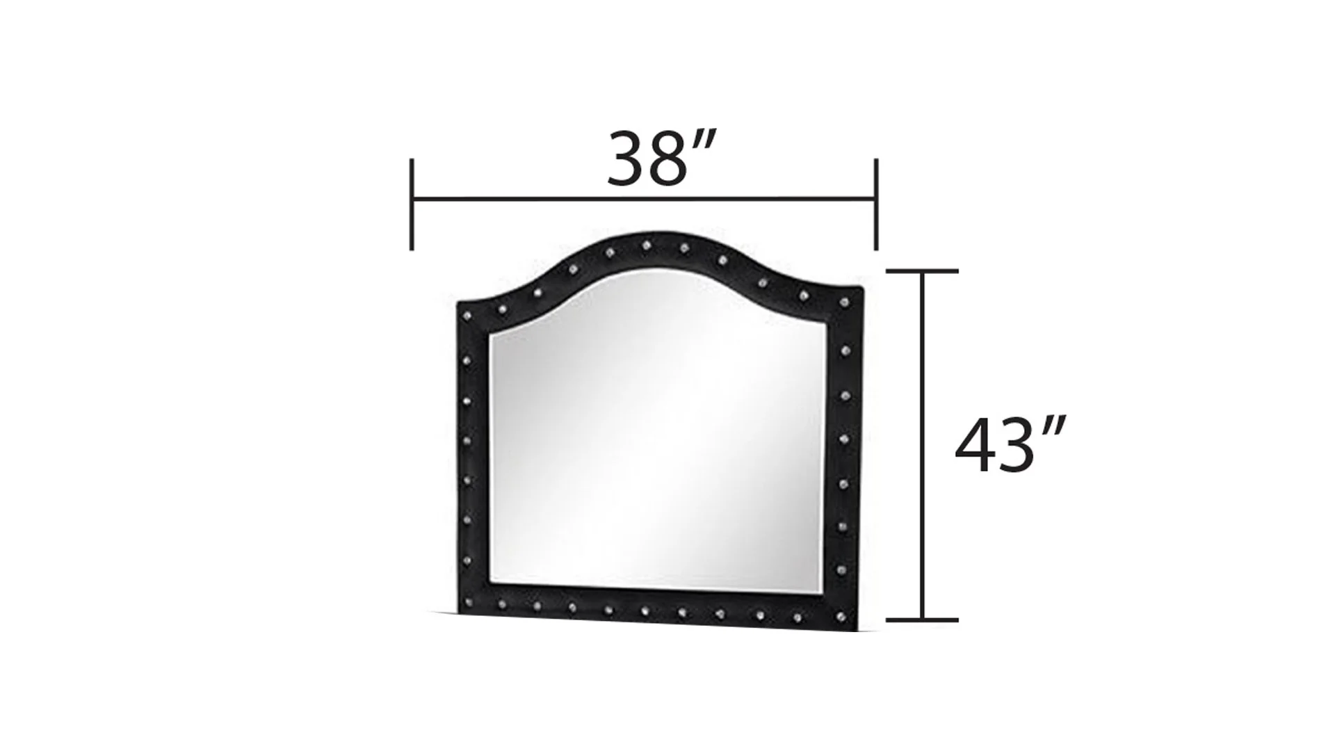 Sophia Mirror Black - Image 2