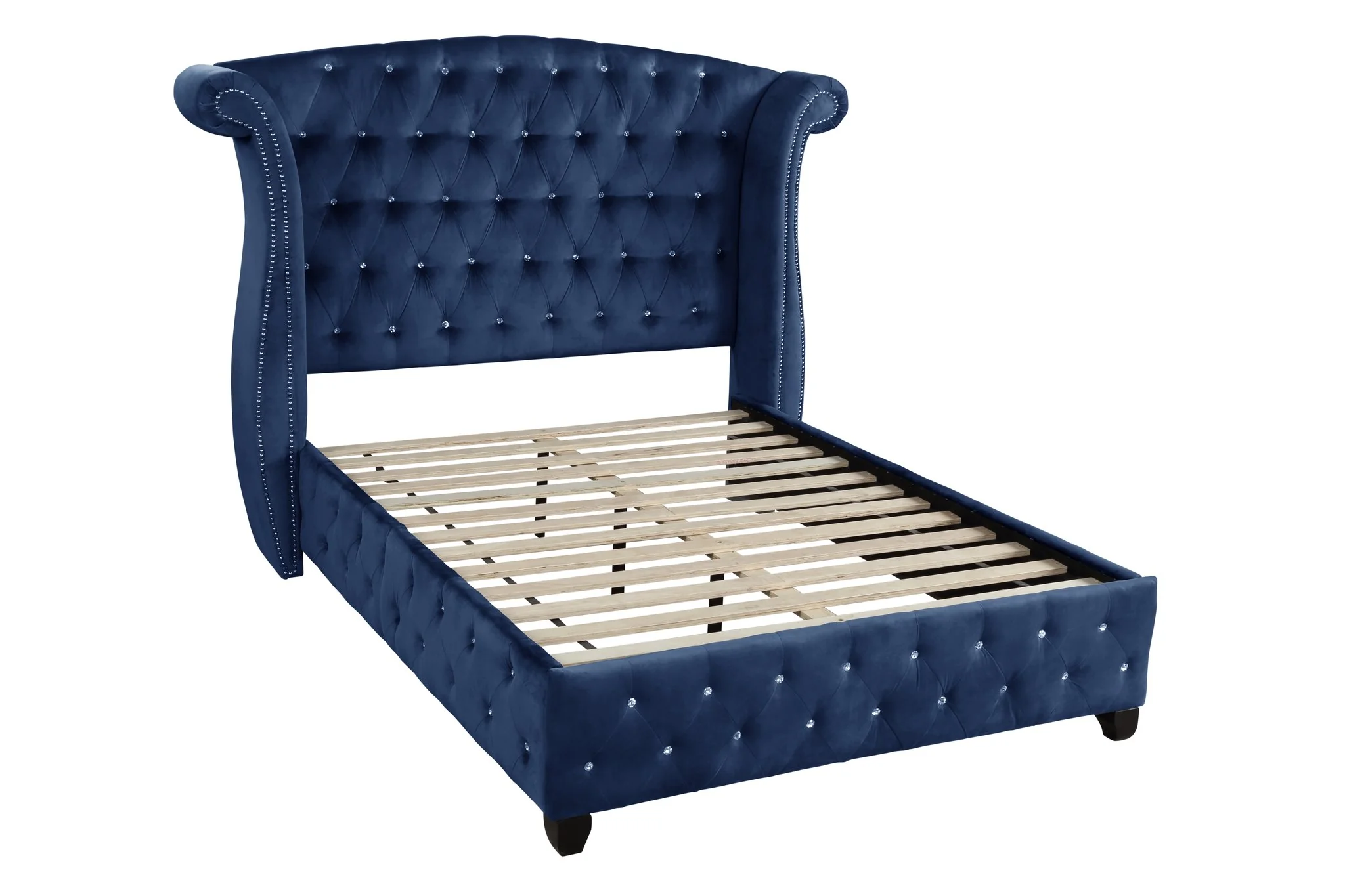 Sophia Queen Bed Blue - Image 3