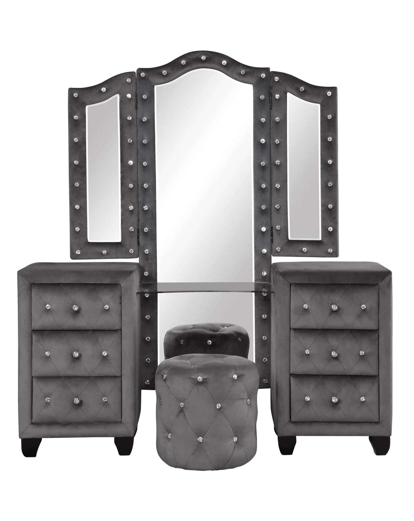 Sophia Queen Vanity 4 Grey - Image 6
