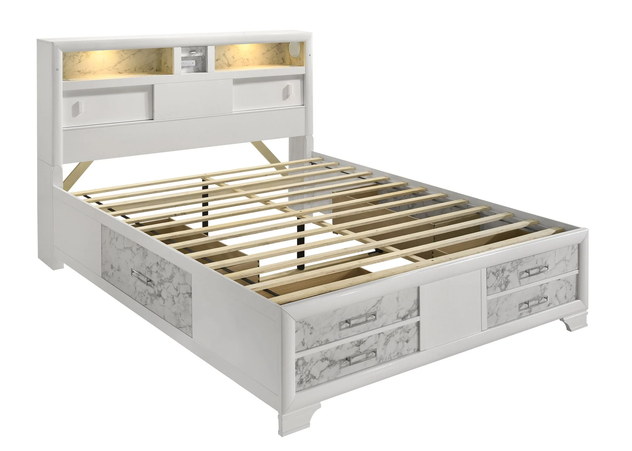 Soul Queen 5PC Bedroom Set White - Image 6