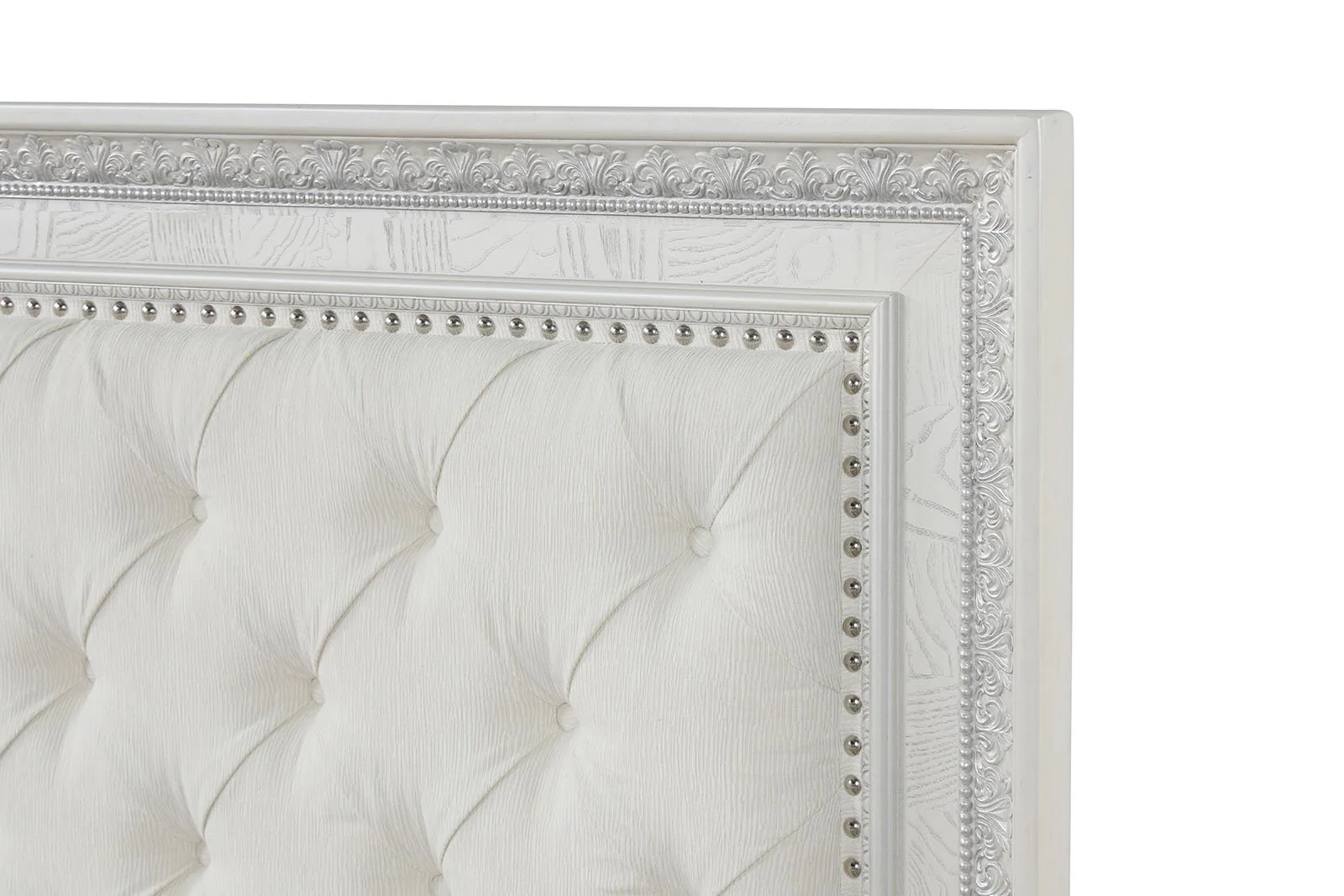 Stella Mia E.King Uph Bed, Creamy White - Image 8