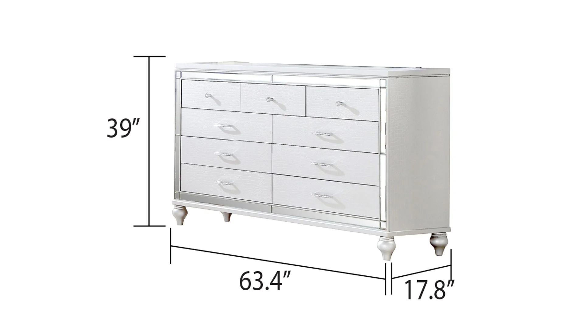 Sterling Dresser White - Image 2