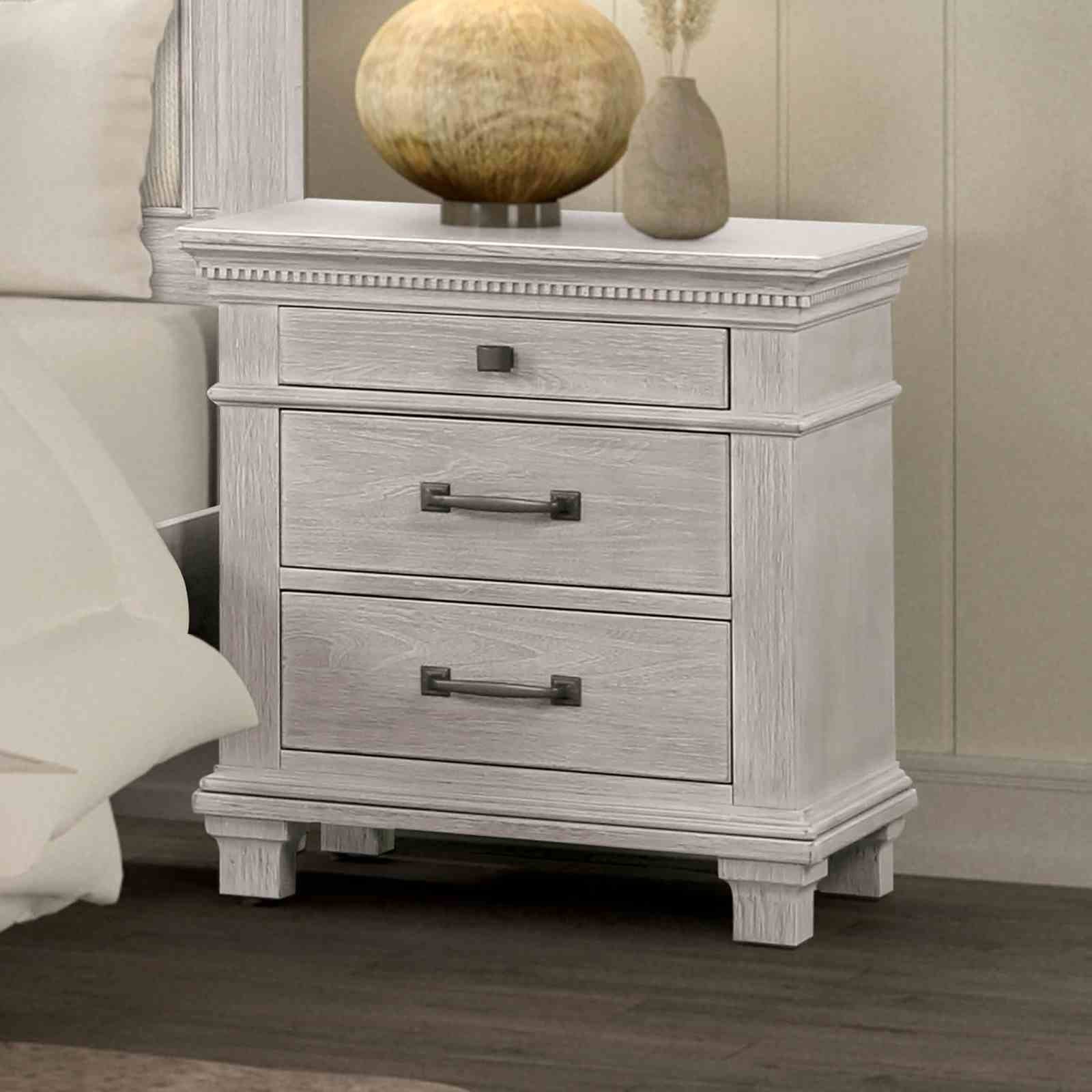 Swanley Nightstand, Weathered Gray