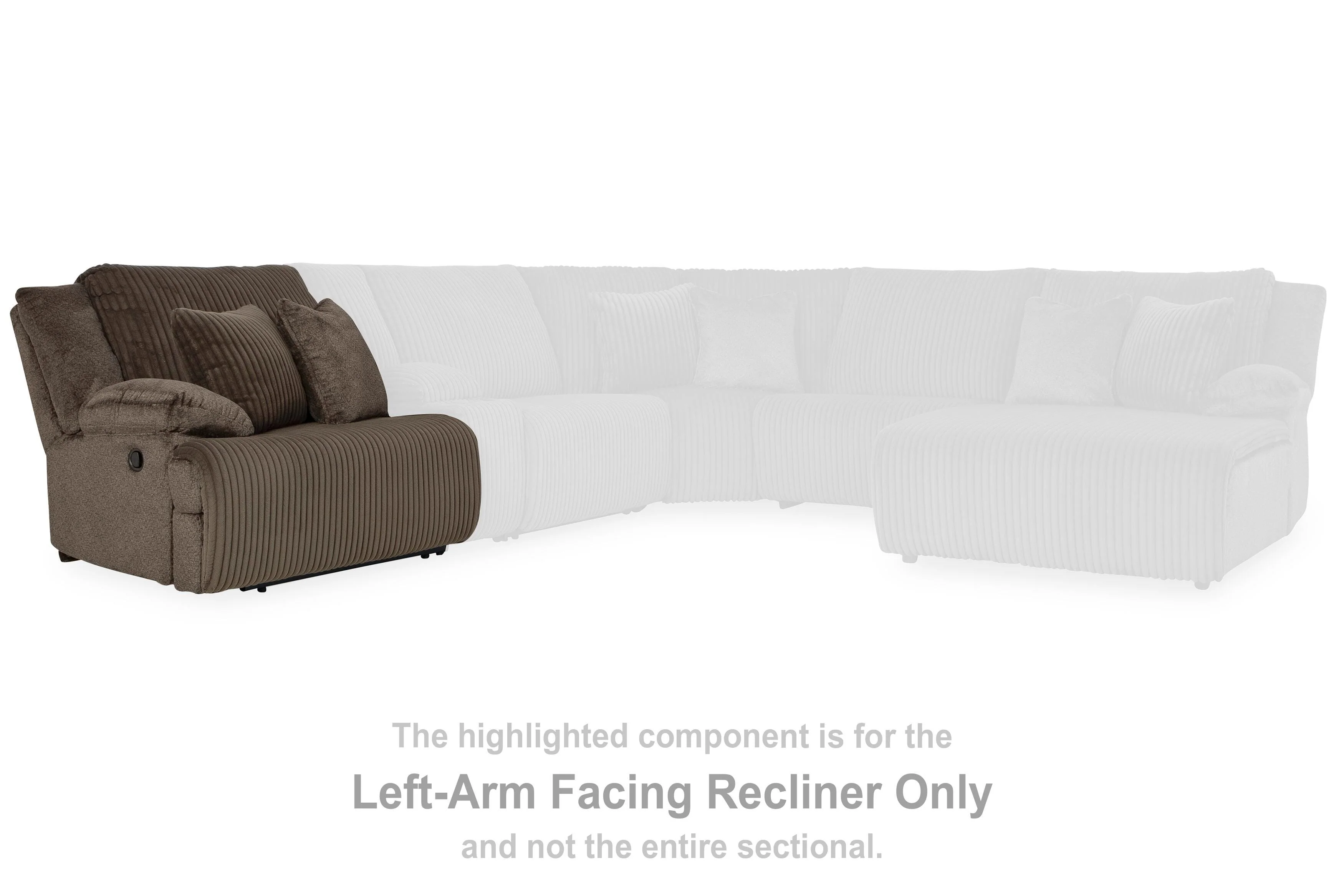 Top Tier Reclining Sectional Sofa with Chaise - Image 87