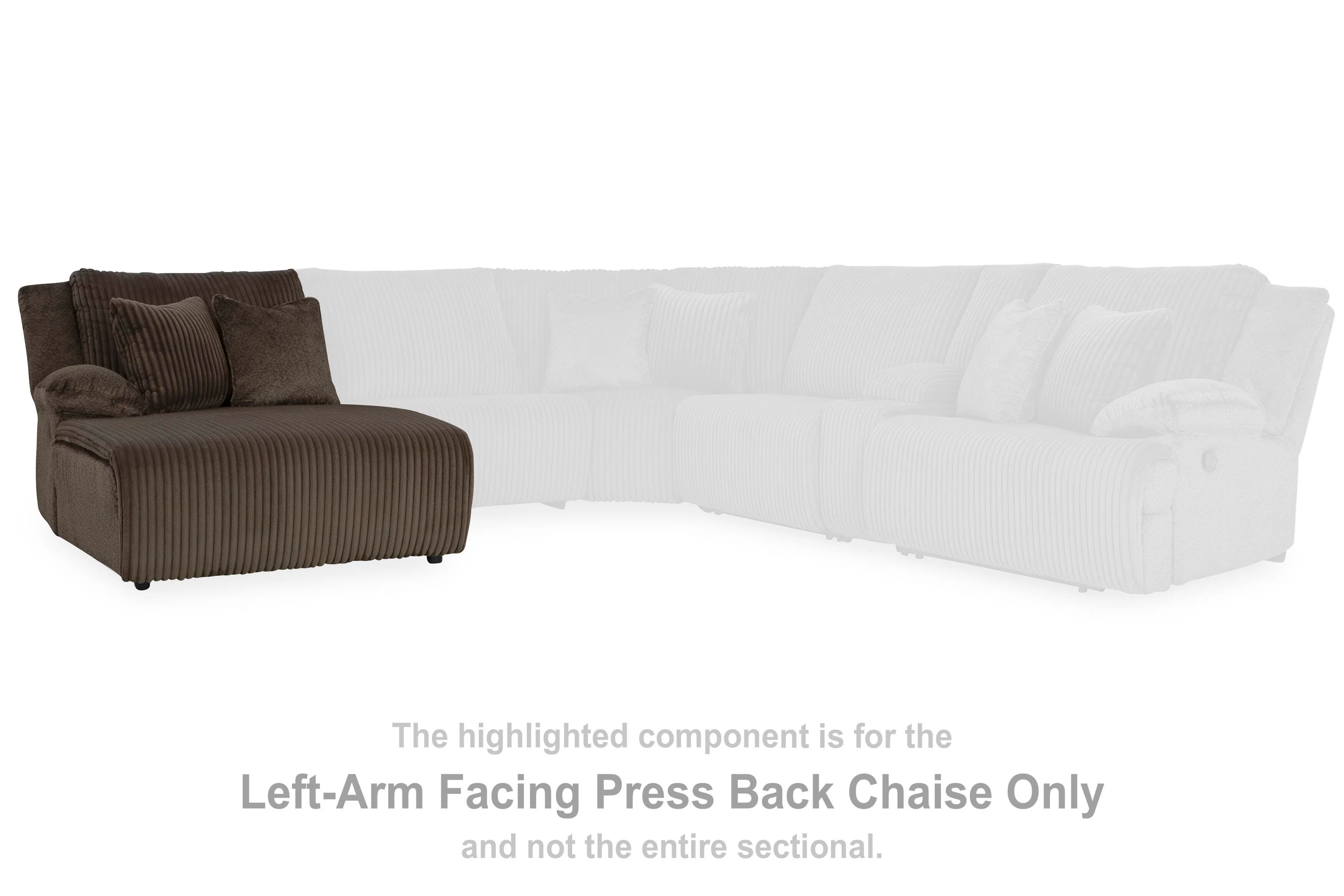 Top Tier Reclining Sofa Chaise Sectional - Image 26