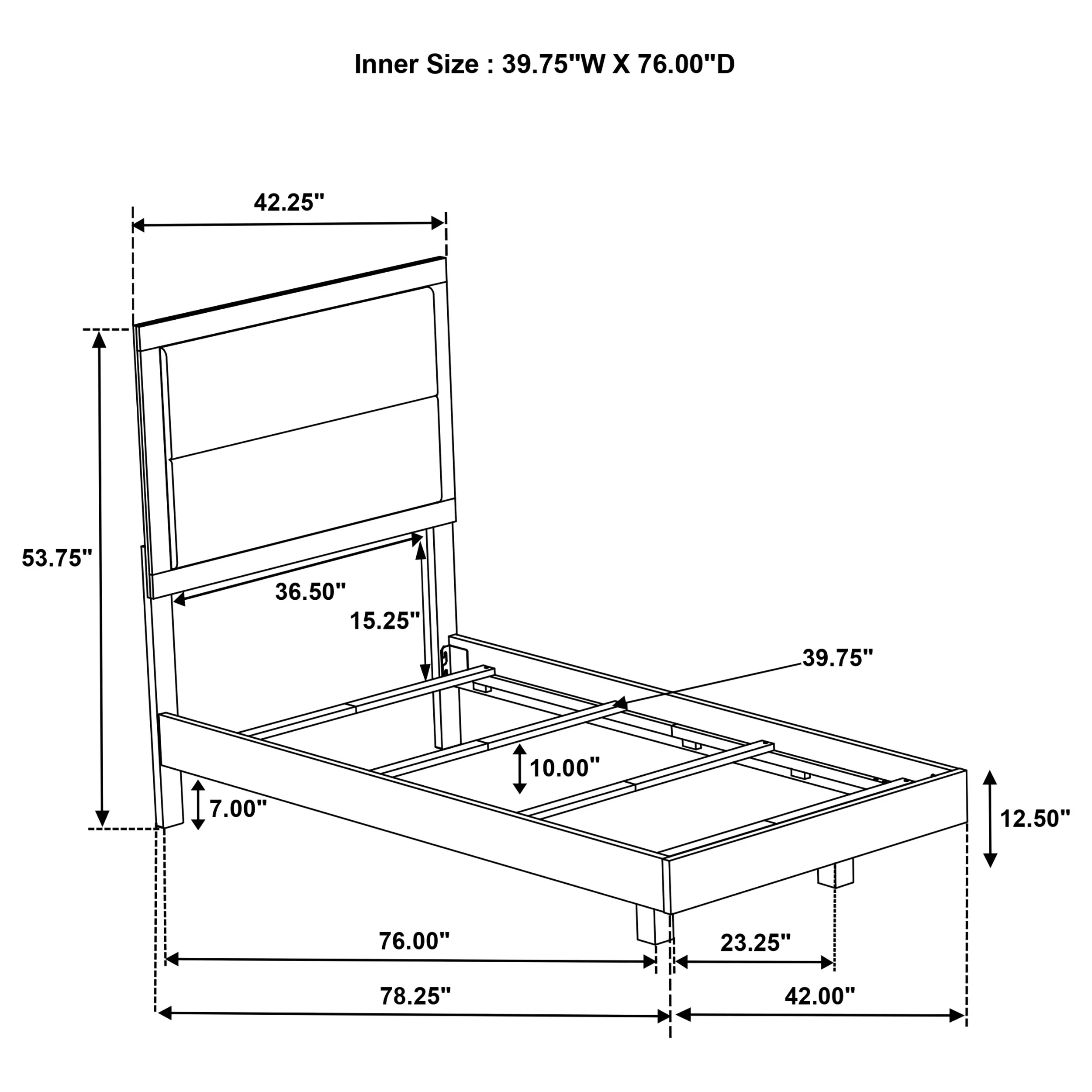 Trenton Panel Bed - Image 45