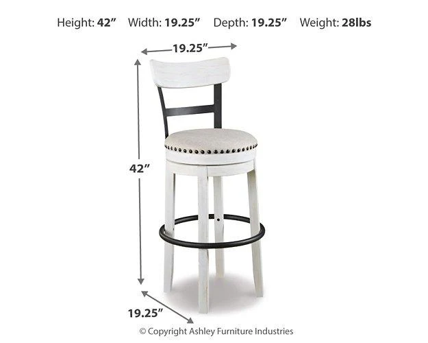 Valebeck Bar Height Bar Stool - Image 17
