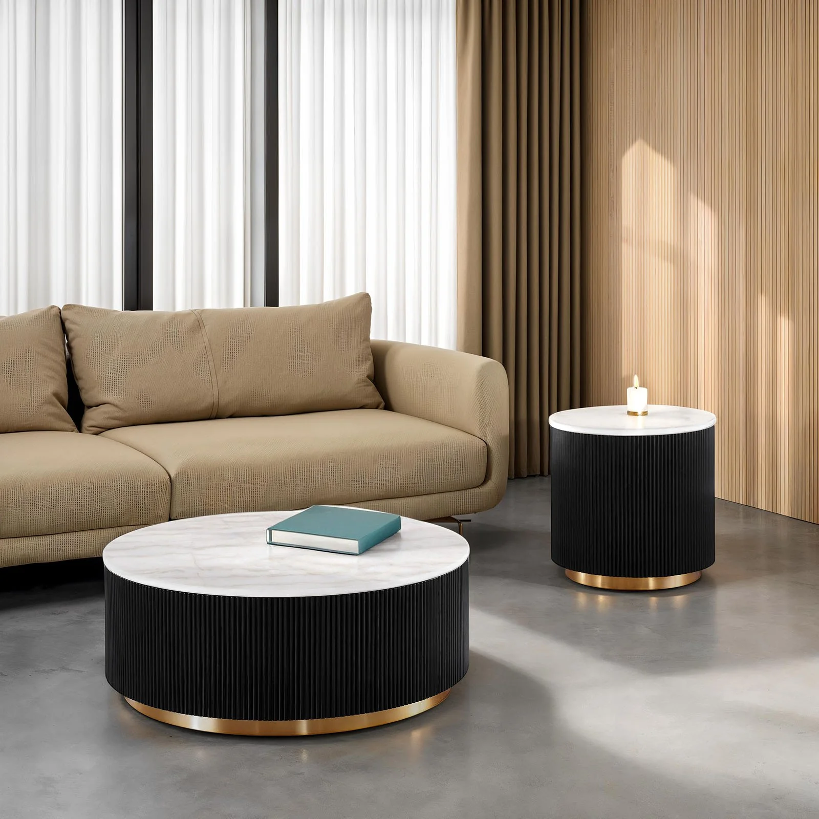 Virden Round End Table