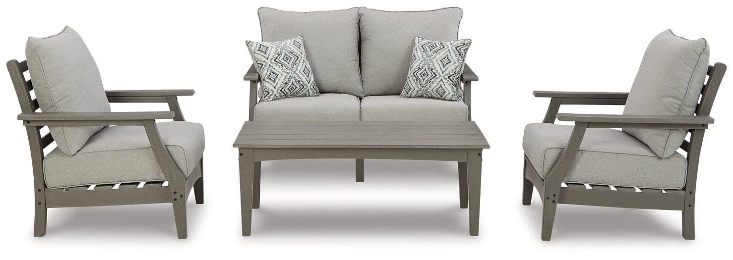 Visola Outdoor Loveseat Conversation Set - Image 3