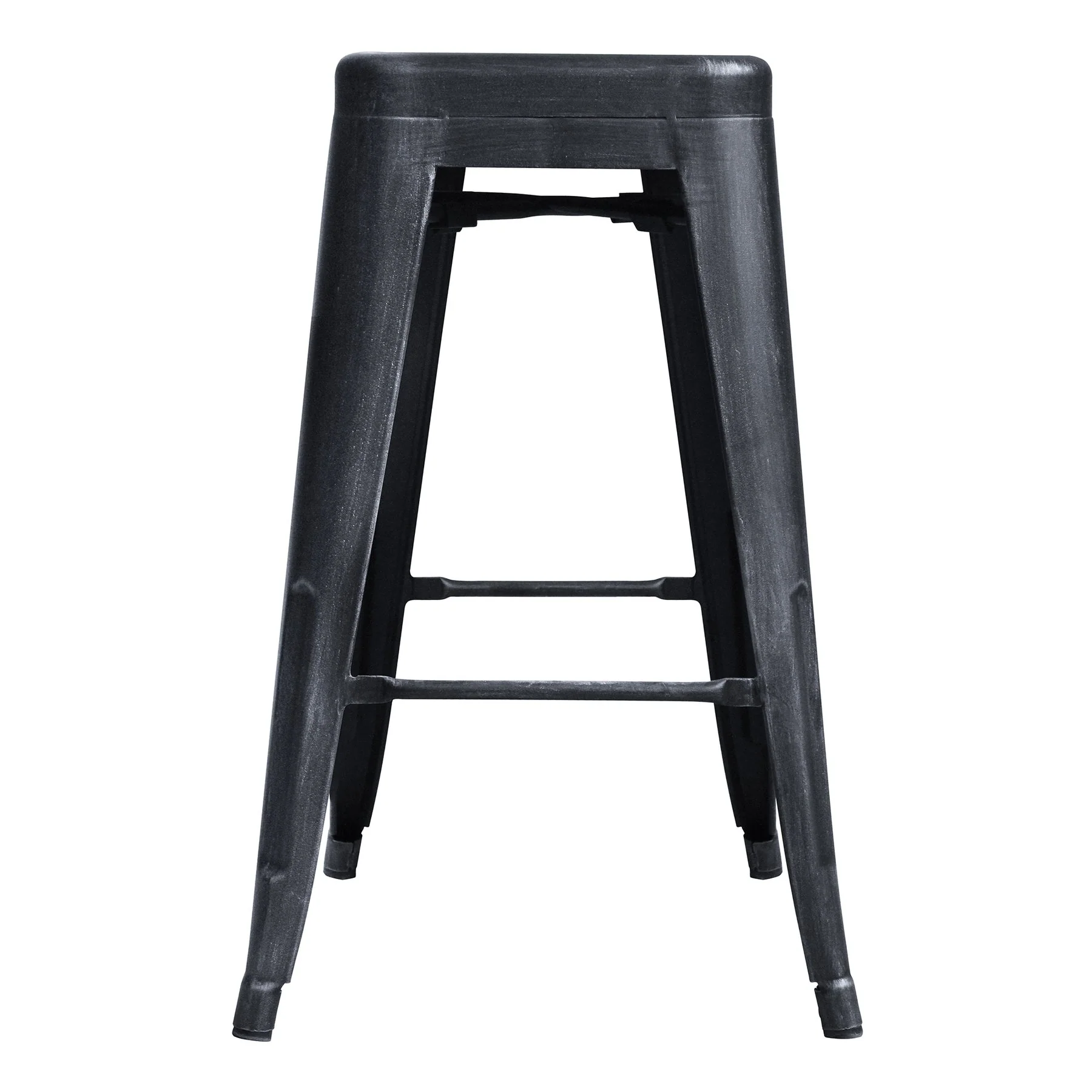 Zed Industrial 26" Counter Height Backless Barstool in Industrial Gray - Image 2