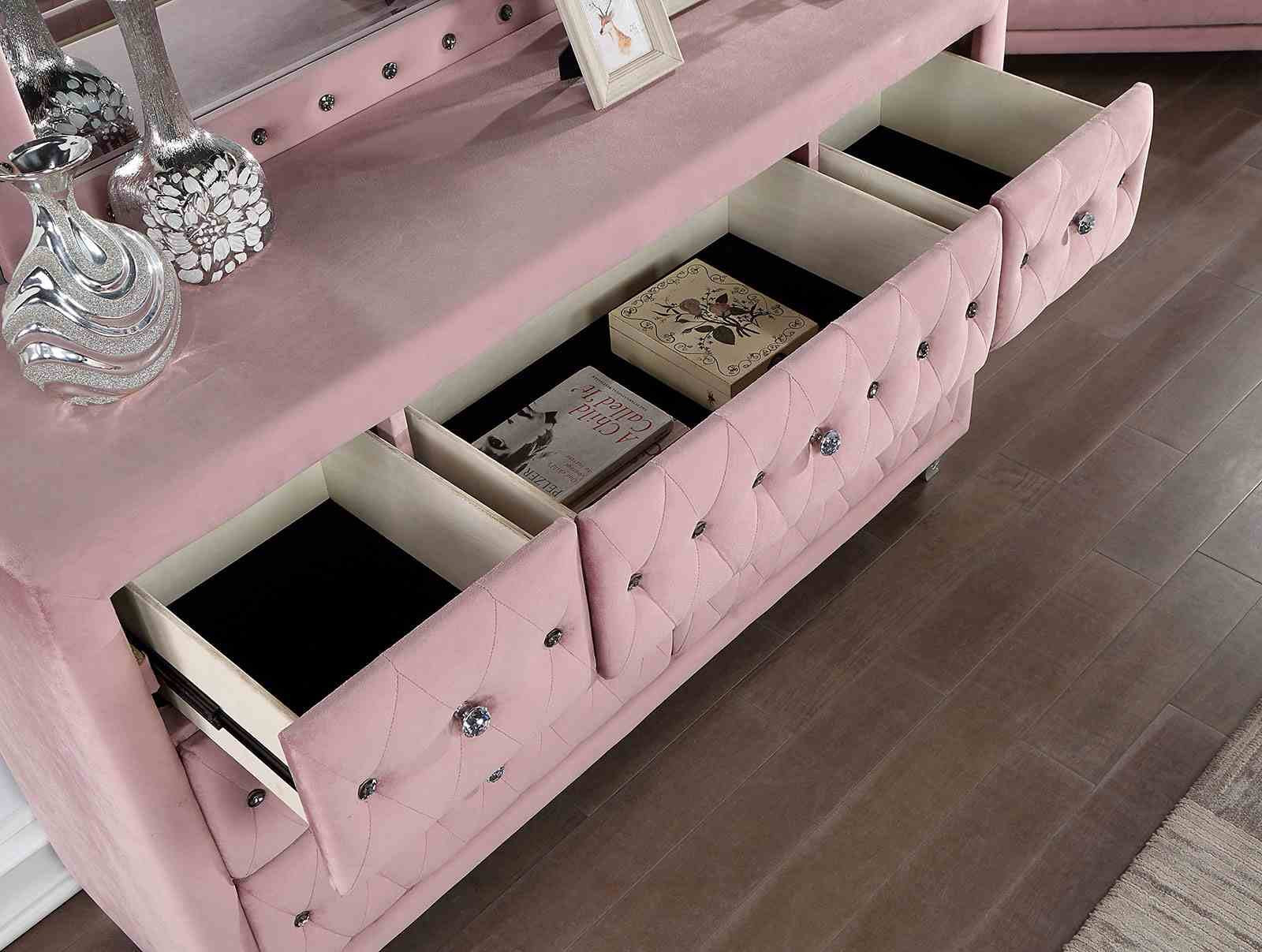 Zohar Full Bed, Pink - Image 3
